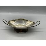 HM Silver Oval Bowl