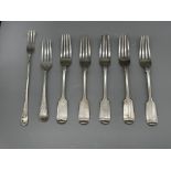 Quantity of HM Silver Hallmarked Forks Total Weigh