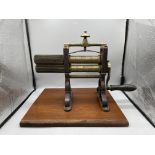 19th Century Crimping Machine in Antique Steel, Ir