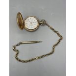 1892-1893 Columbus Watch Company Gold plated Fob w