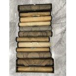 Twelve Vintage Pianola Rolls