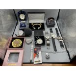 Assorted Lot to include Watches, Pocket Watch, Mir