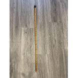 HM Silver Topped Bamboo Walking Cane
