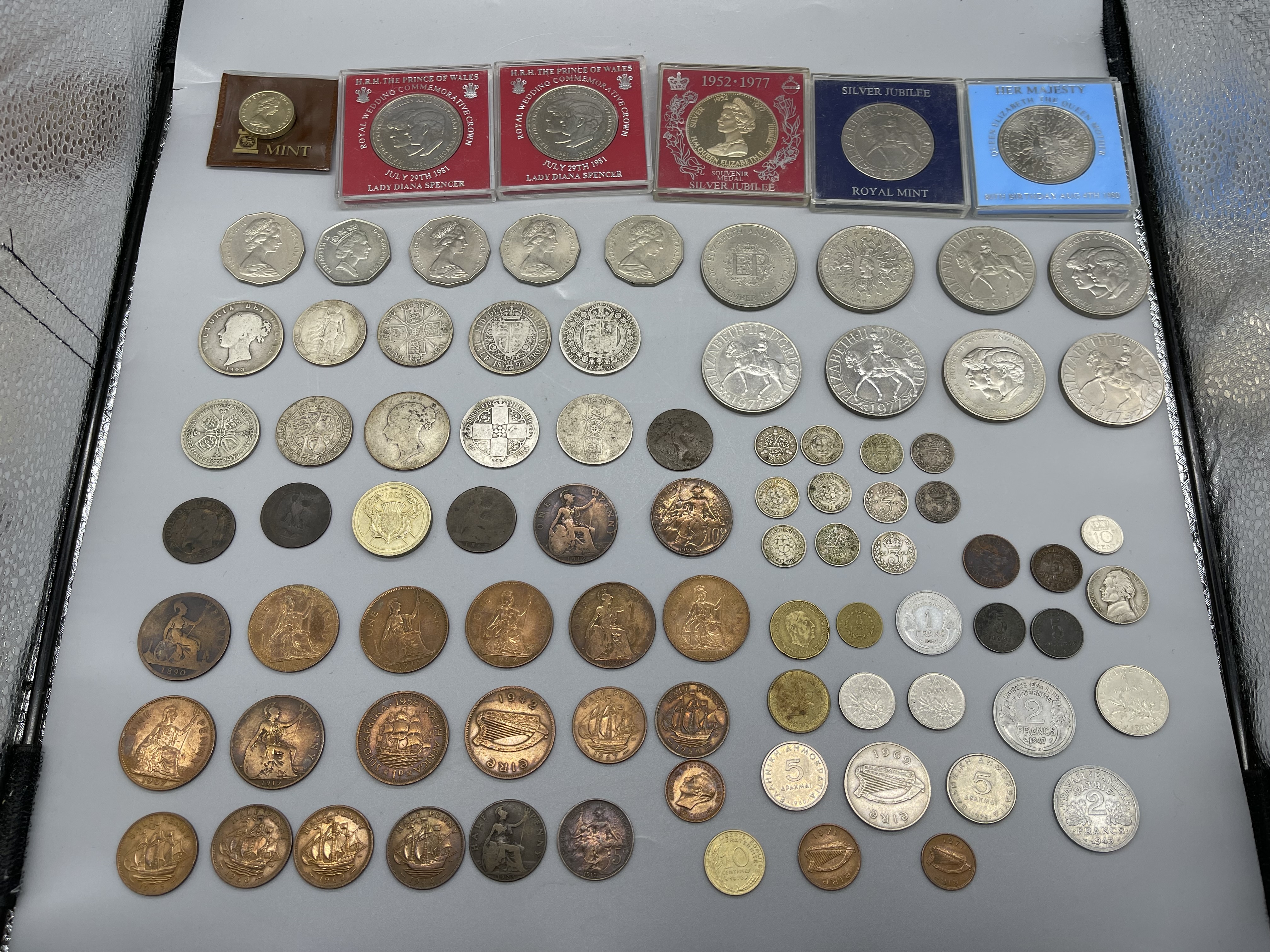 Collection of Coins and Stamps. - Image 18 of 30