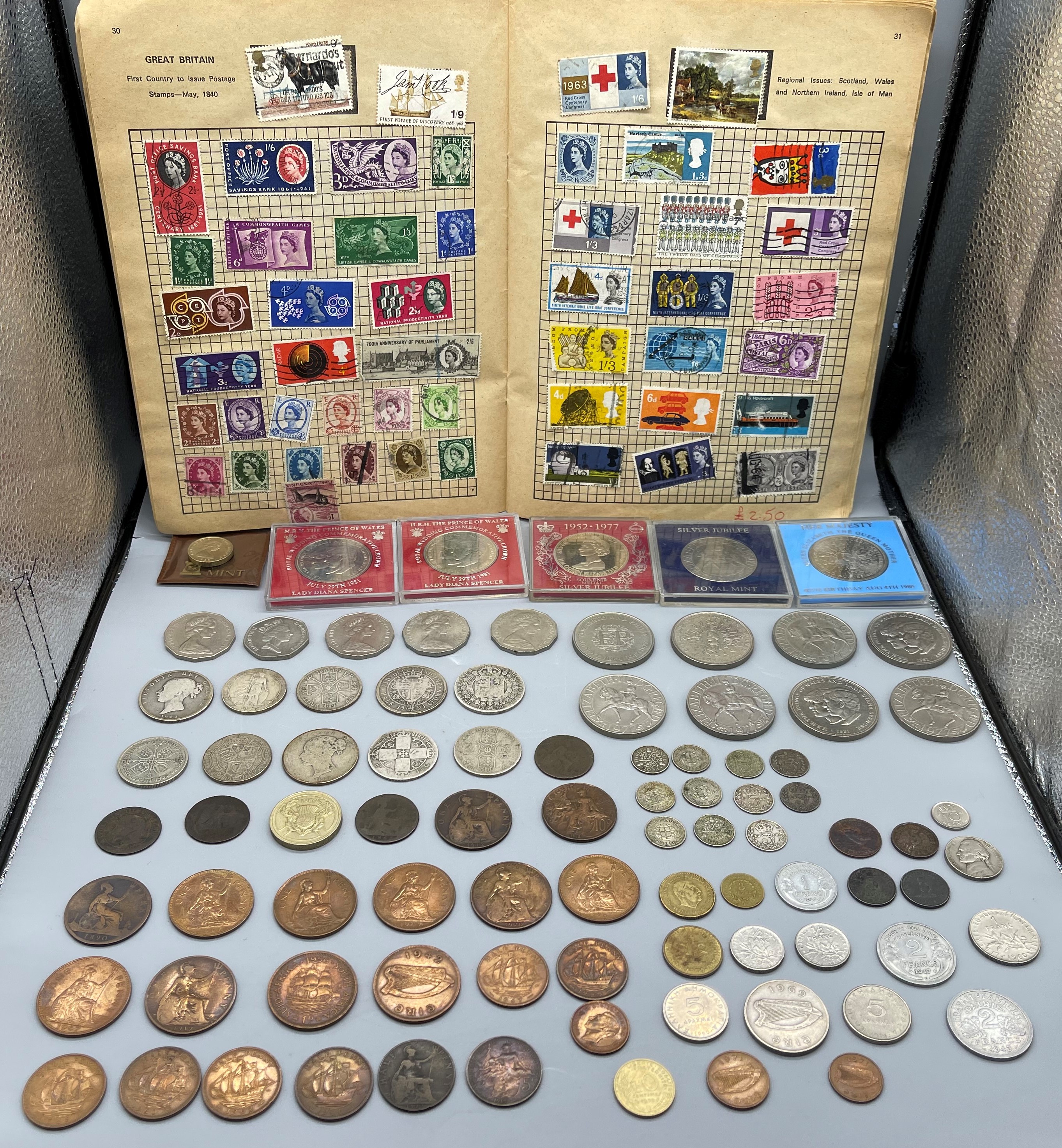 Collection of Coins and Stamps. - Image 30 of 30