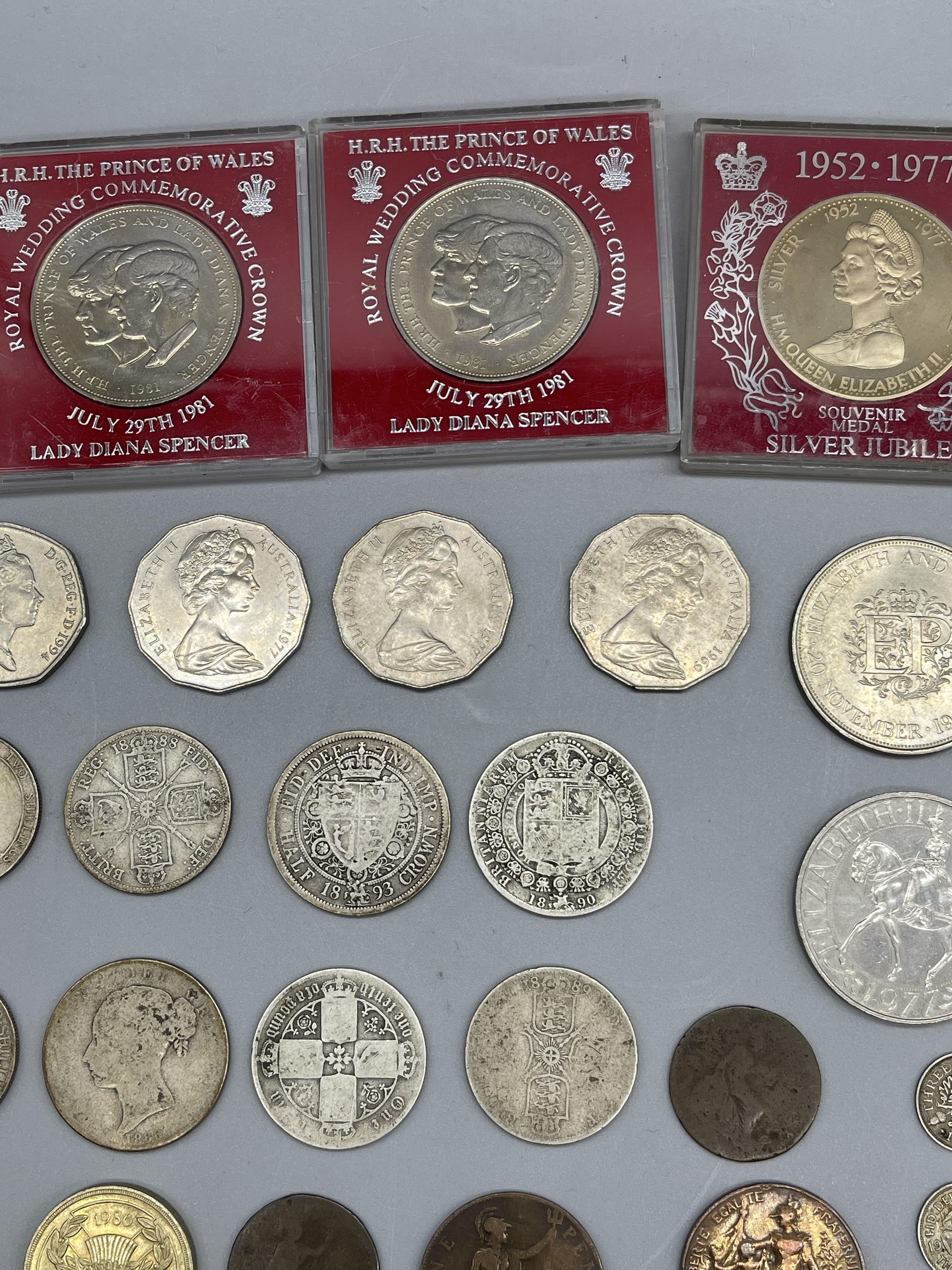 Collection of Coins and Stamps. - Image 4 of 30