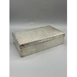 HM Silver Cigarette Box.