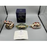 Royal Crown Derby - Frog, Boxed Signed Royal Crown