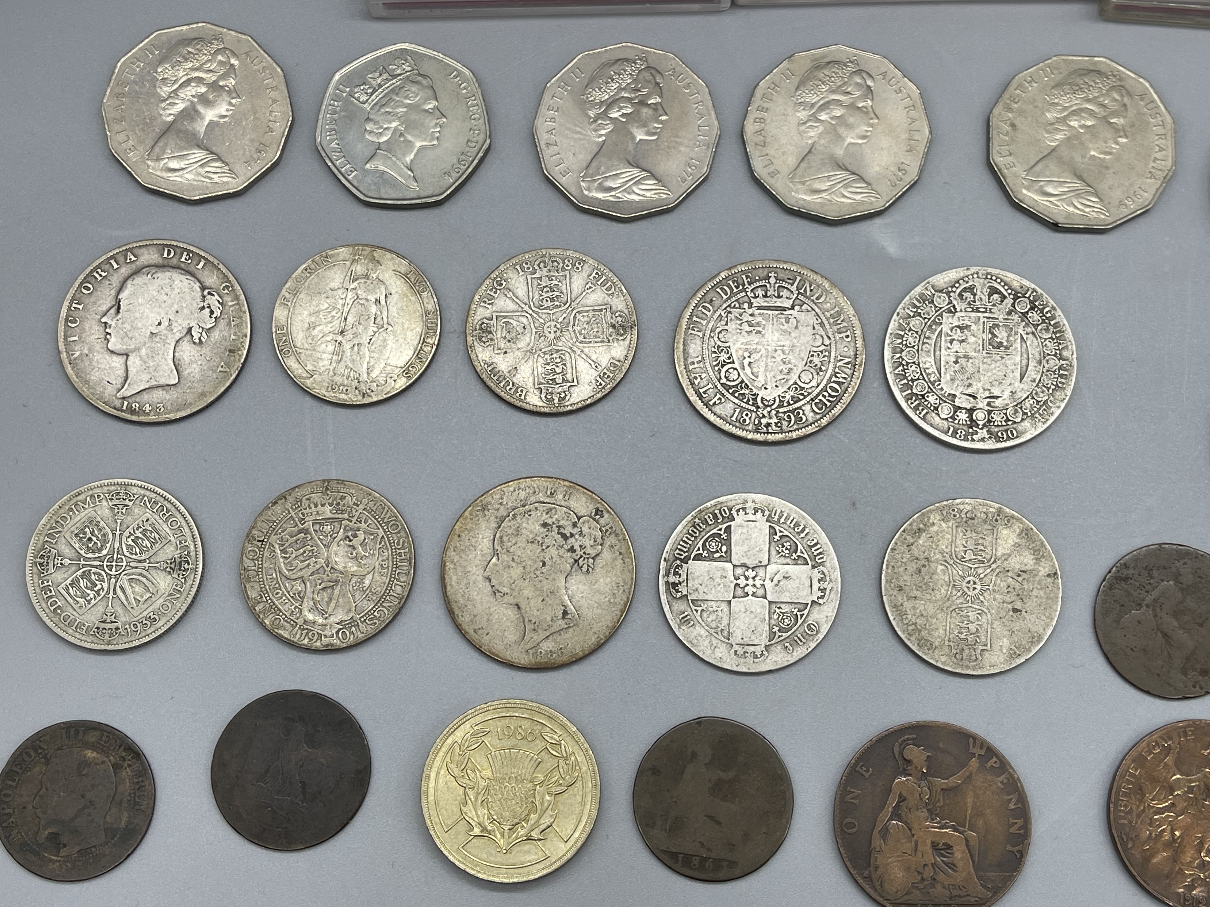 Collection of Coins and Stamps. - Image 13 of 30