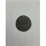 1566 Sixpence Hammered Coin