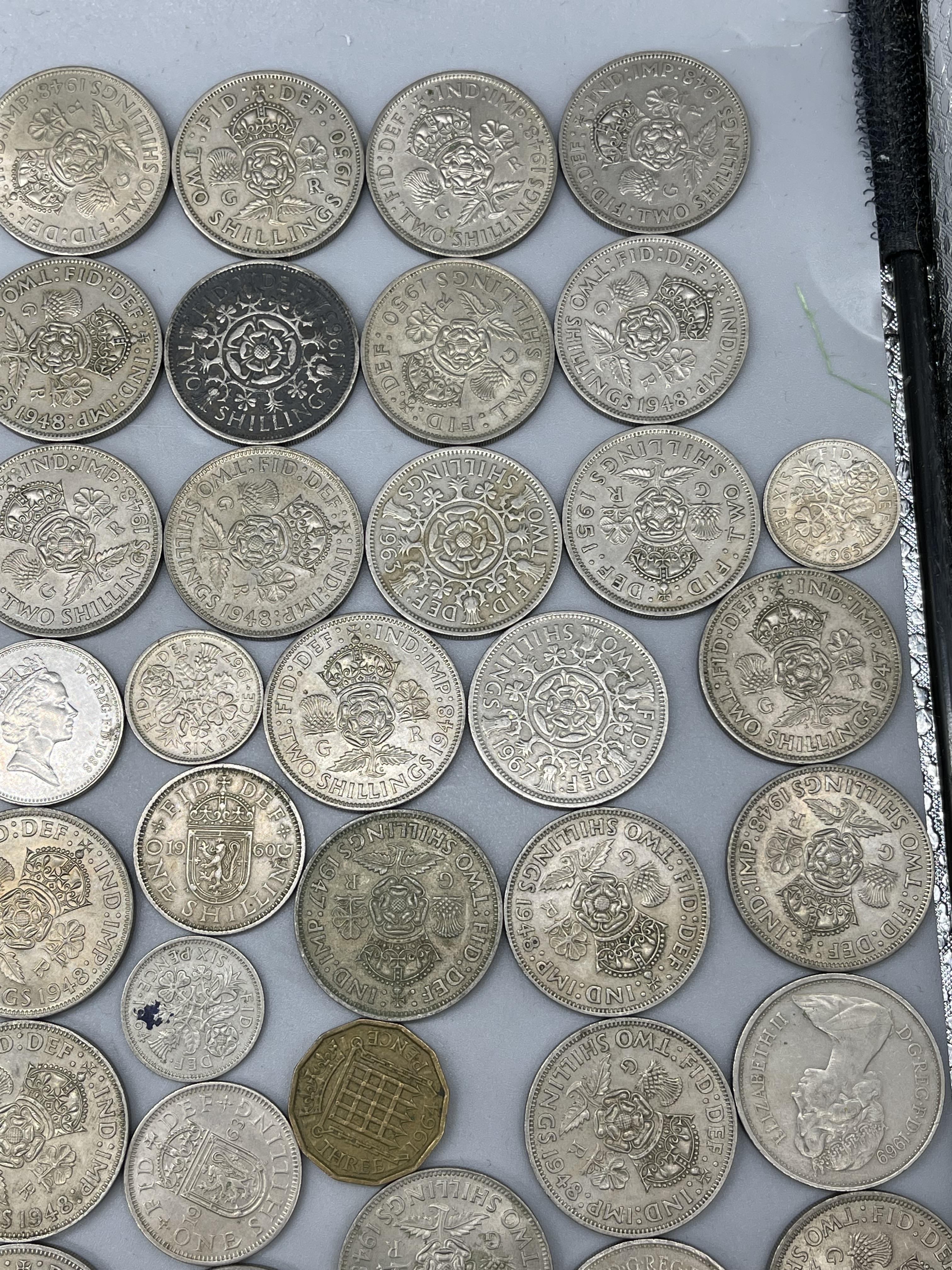 Quantity of Pre-Decimal coins to include Silver Ha - Image 11 of 25