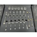 Collection of HM Silver Cutlery. Total weight 555g