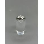 0.75 ct 18ct White Gold Solitaire Diamond Ring.