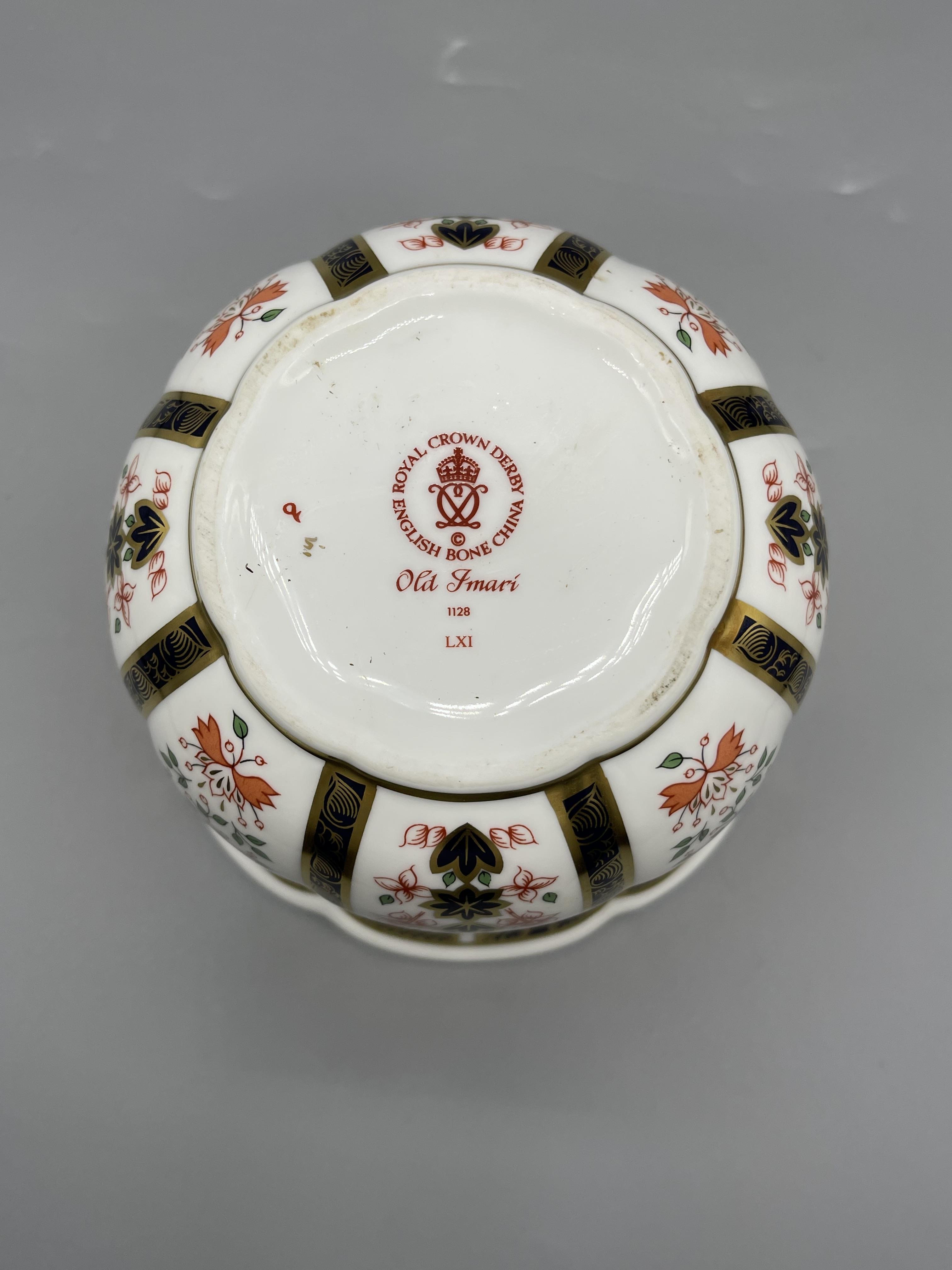 Boxed Royal Crown Derby - Old Imari Gardenia Plant - Image 10 of 11