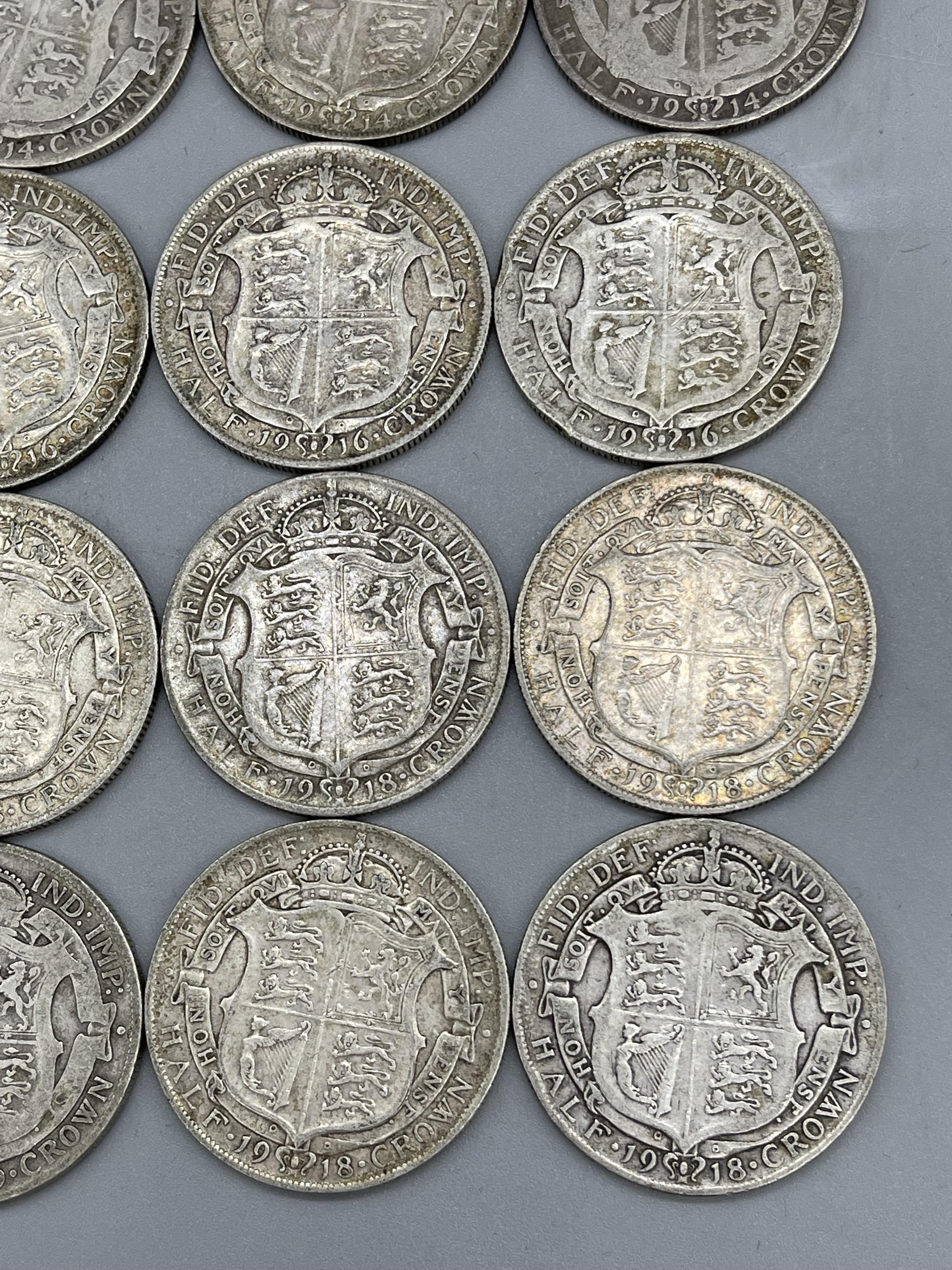 Quantity of Pre-Decimal coins to include Silver Ha - Image 8 of 25