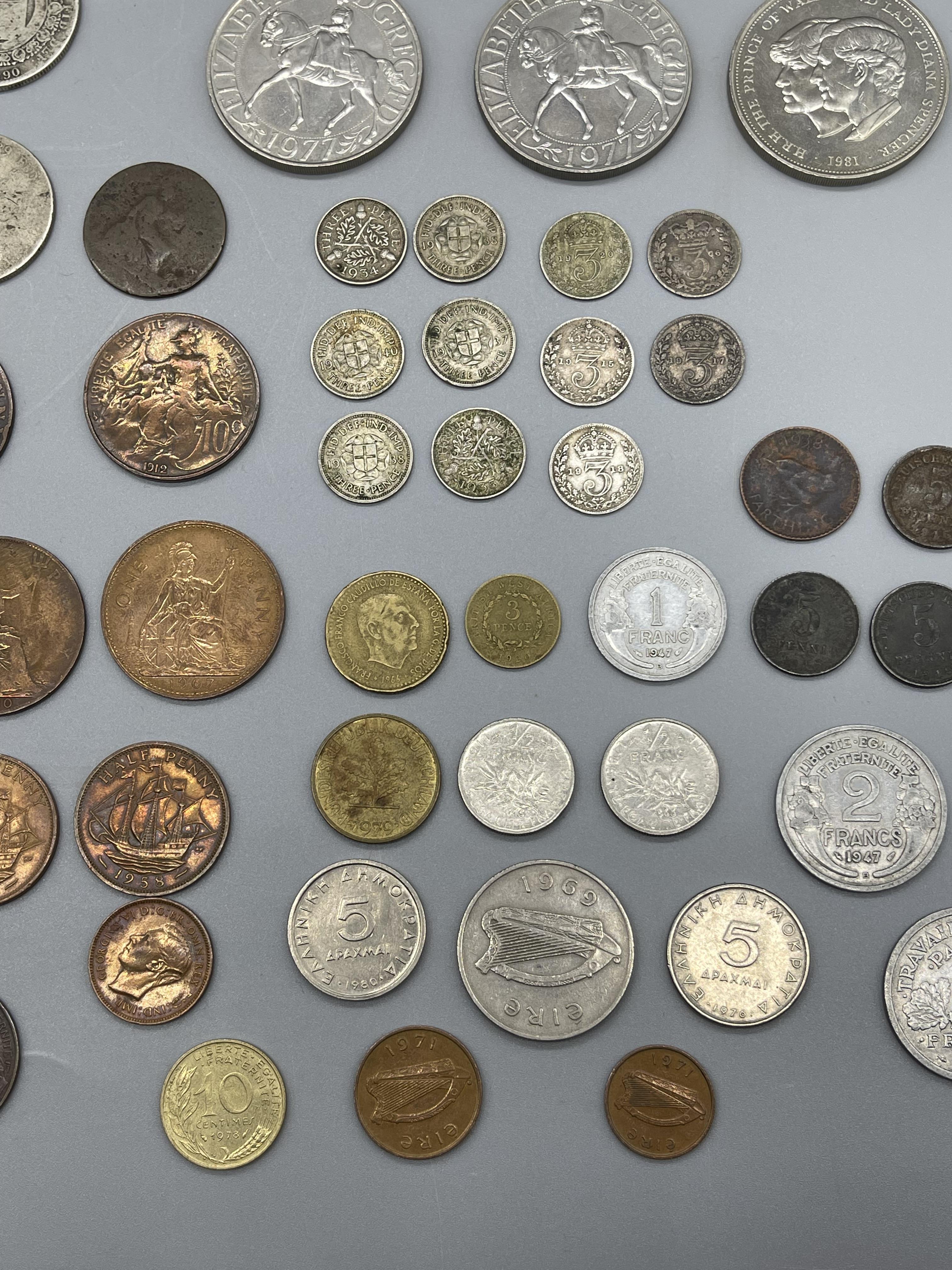 Collection of Coins and Stamps. - Image 8 of 30