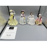 Four Royal Doulton Figurines to include RD Spring
