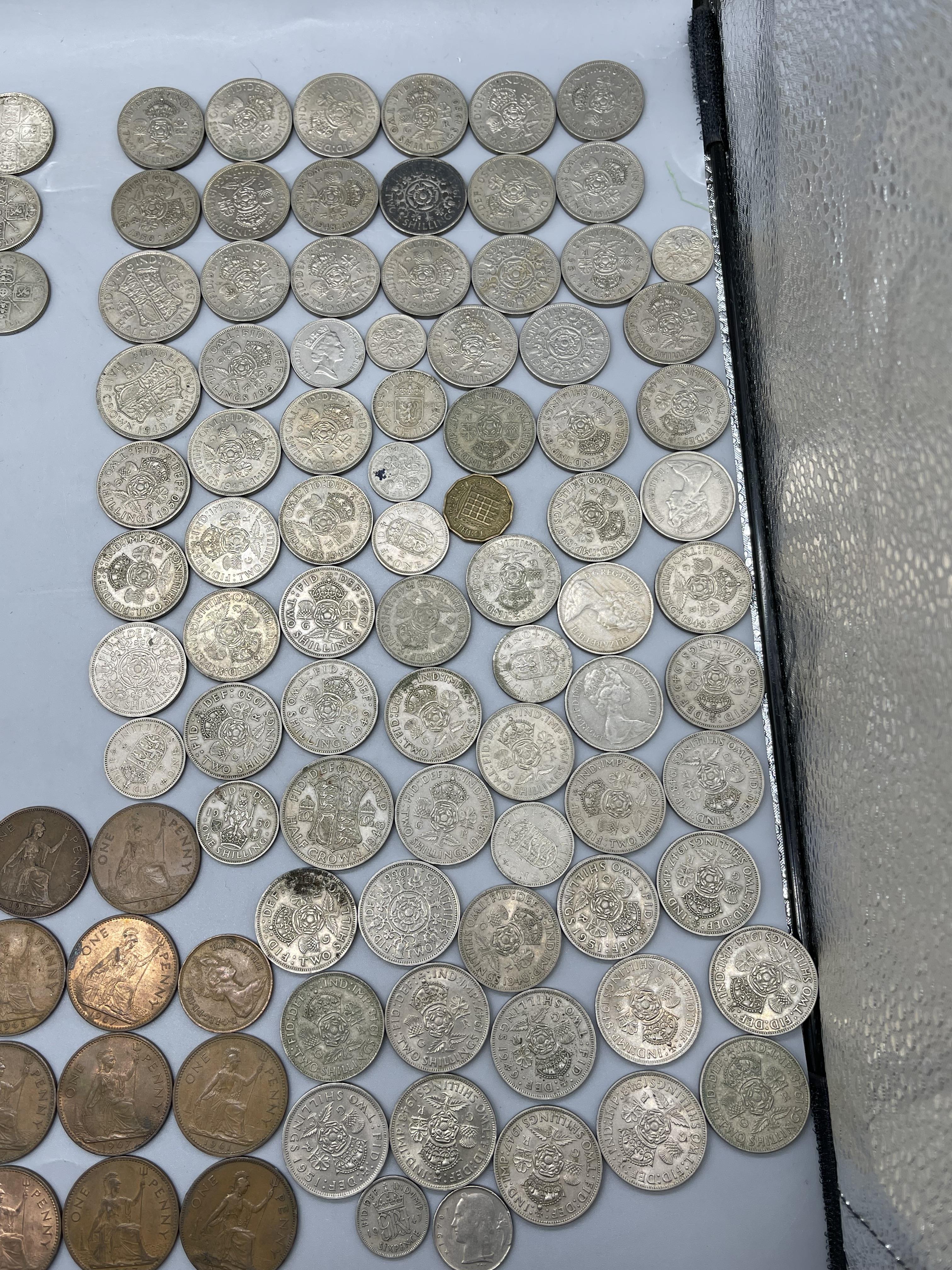 Quantity of Pre-Decimal coins to include Silver Ha - Image 22 of 25