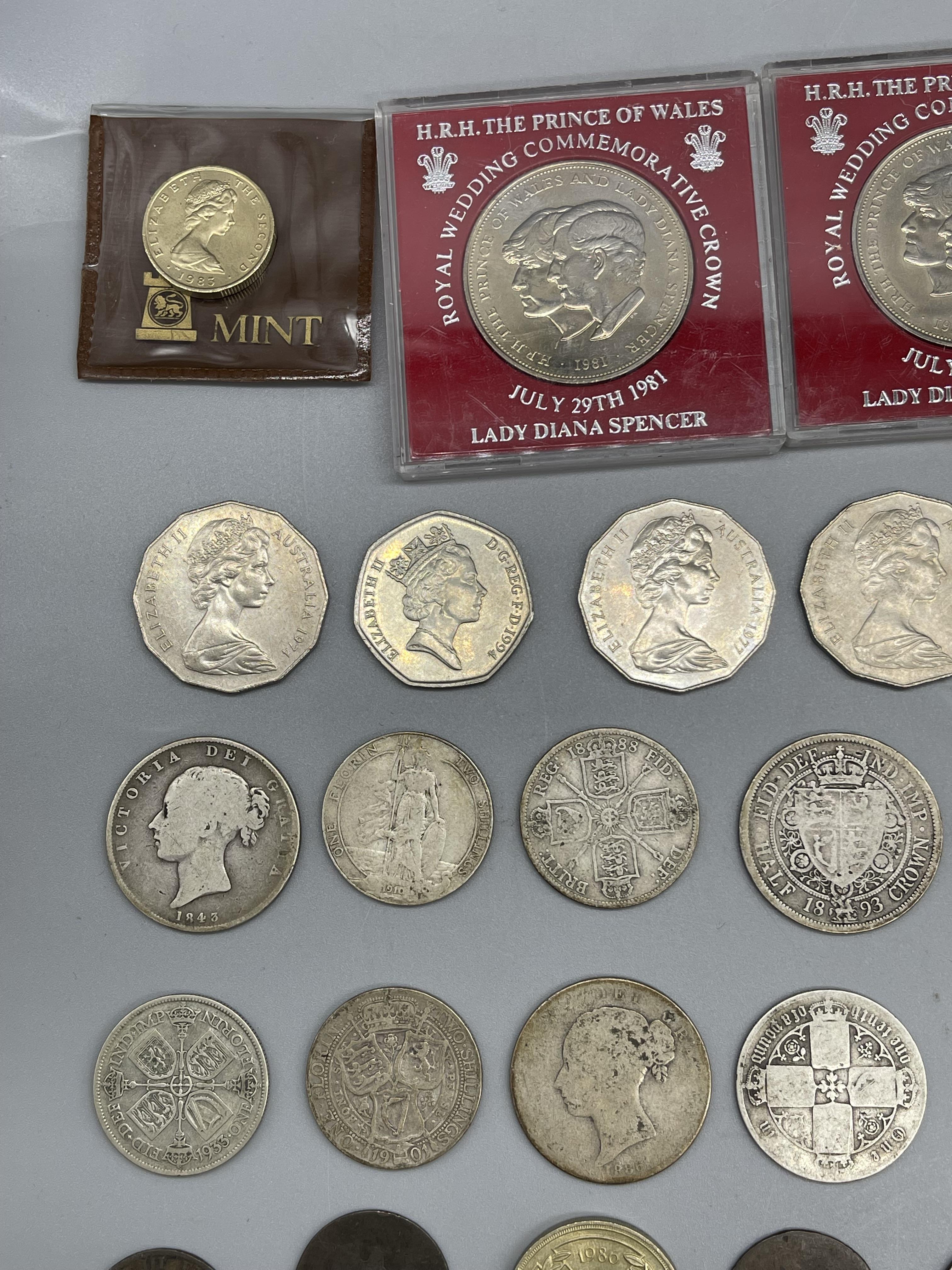 Collection of Coins and Stamps. - Image 2 of 30