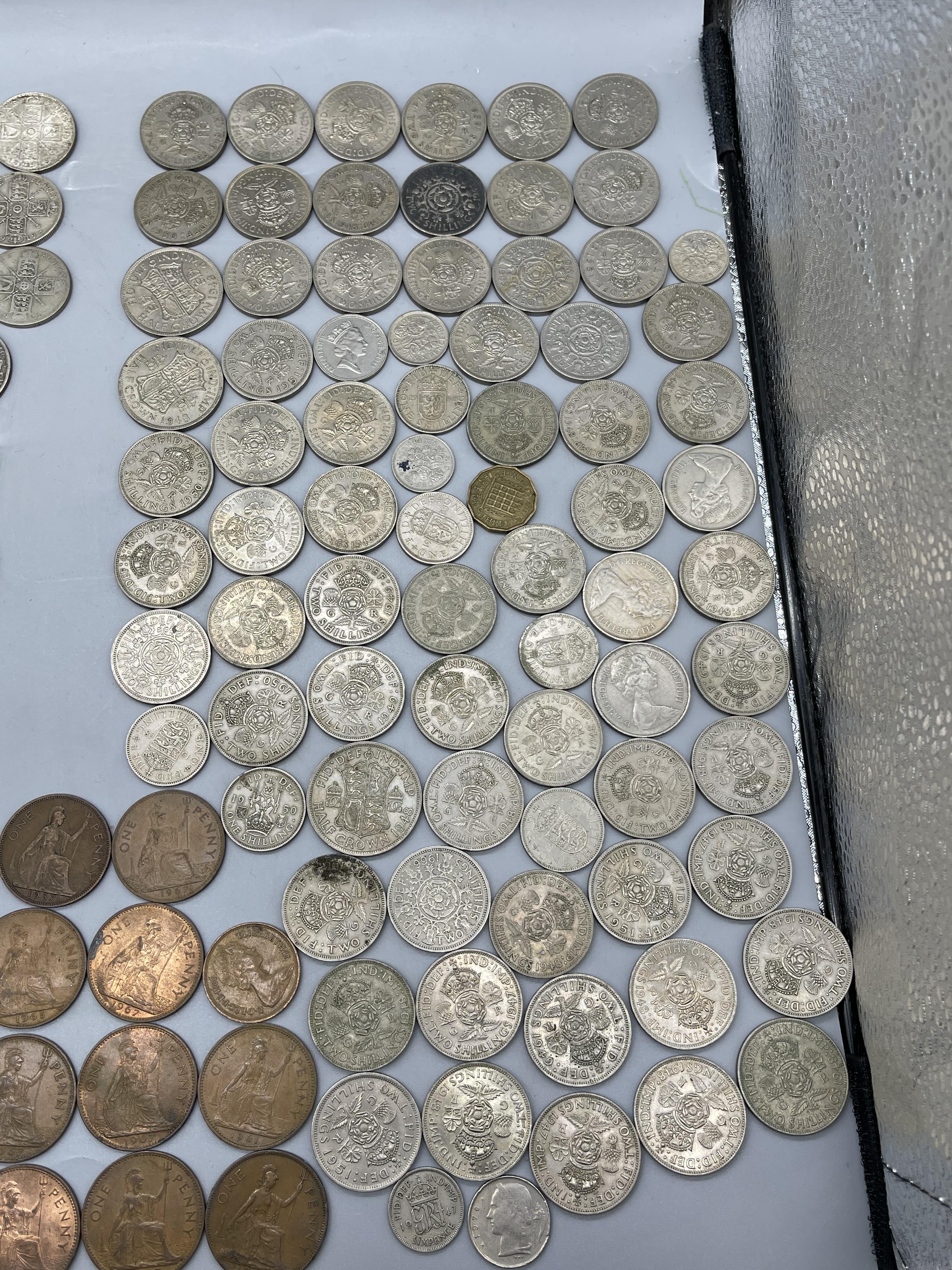 Quantity of Pre-Decimal coins to include Silver Ha - Image 9 of 25