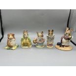 Five Beswick Mouse Figurines. Good condition, no