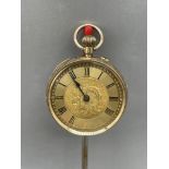 14ct Gold Miniature Pocket Watch.