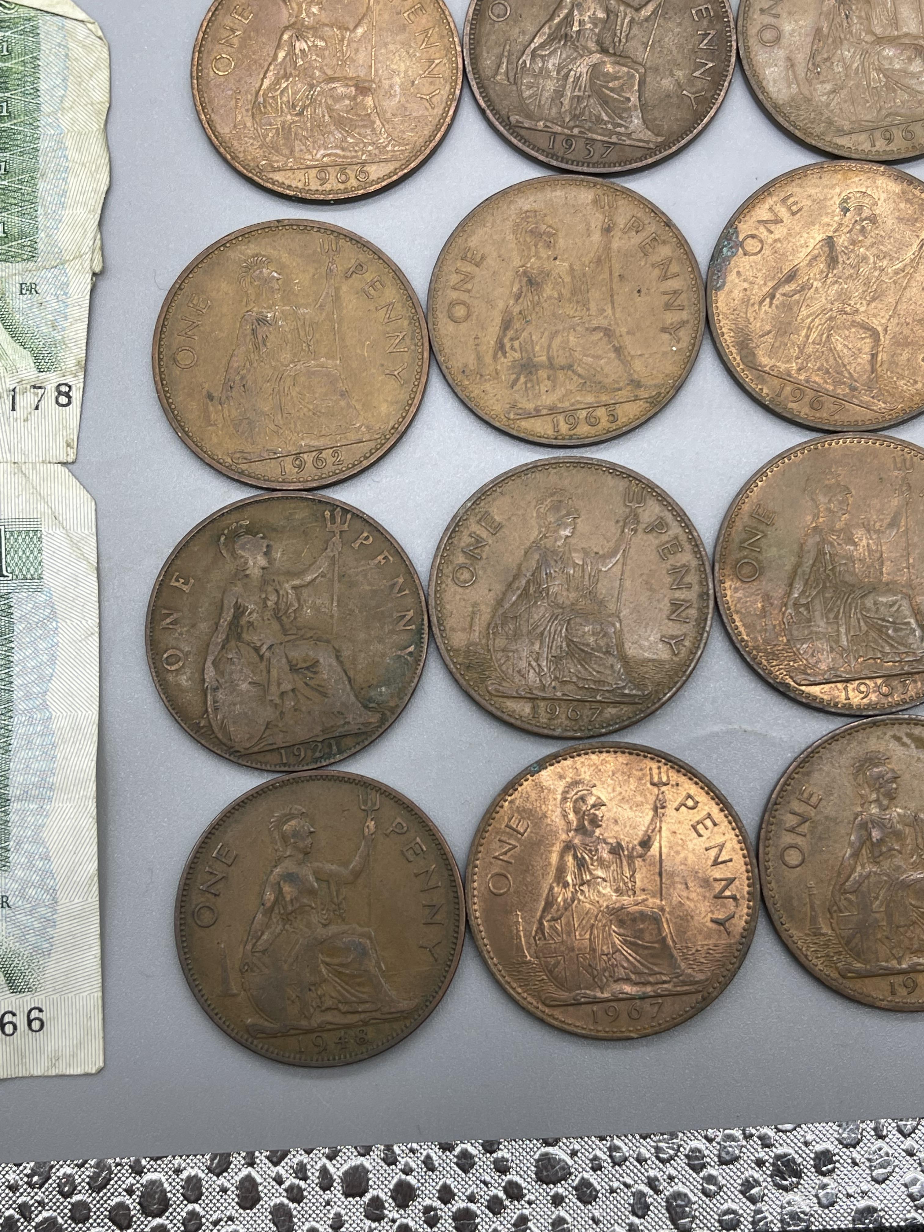 Quantity of Pre-Decimal coins to include Silver Ha - Image 19 of 25