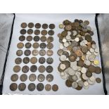 Collection of Vintage Penny Coins and others.