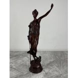 Bronze - Lady Justice.