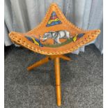 Vintage Camping Stool.