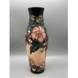 Moorcroft Honeysuckle Design Vase. Good condition