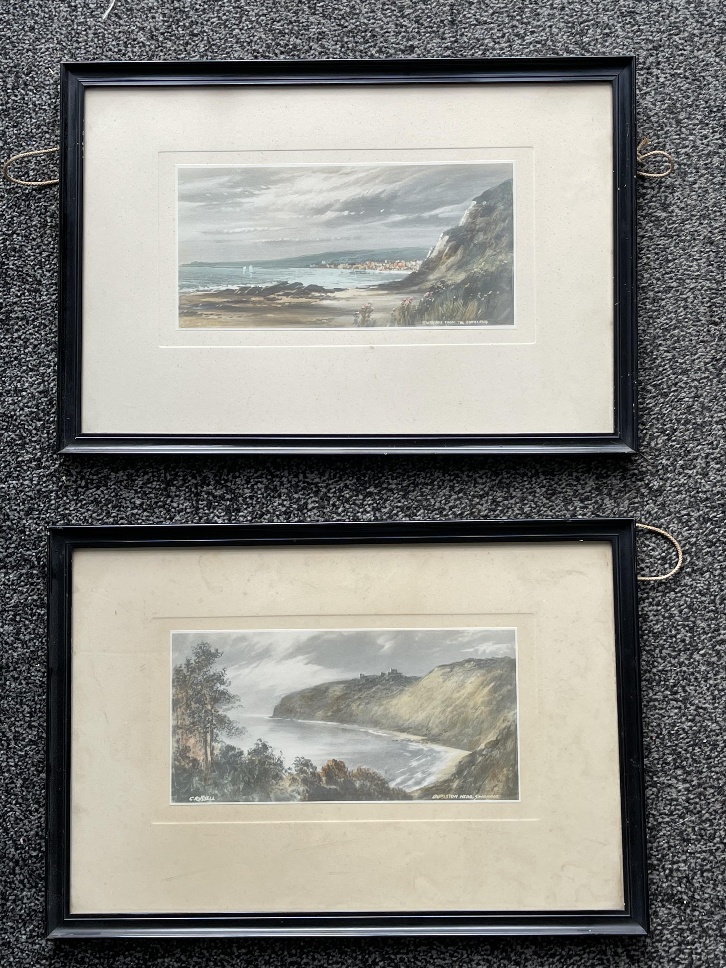 Pair of prints by C. Russel.