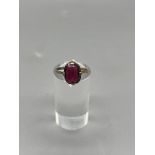9ct Gold Ruby Ring.