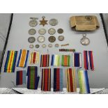 Collection of Medals and Coins to include George V