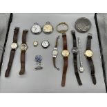 Assortment of Watches and pocket Watches.