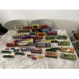 Collection of Vintage Toy Cars and Vehicles.