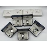 Five Boxed Swiss Explorer Quartz Watches.