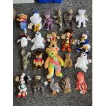 Collection of Soft Toys to include Disney and TY.