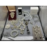 Assorted Dress Jewellery to include Silver example