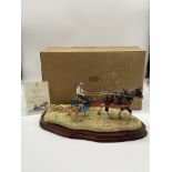 Boxed and Signed Border Fine Arts - Rowing Up - B0
