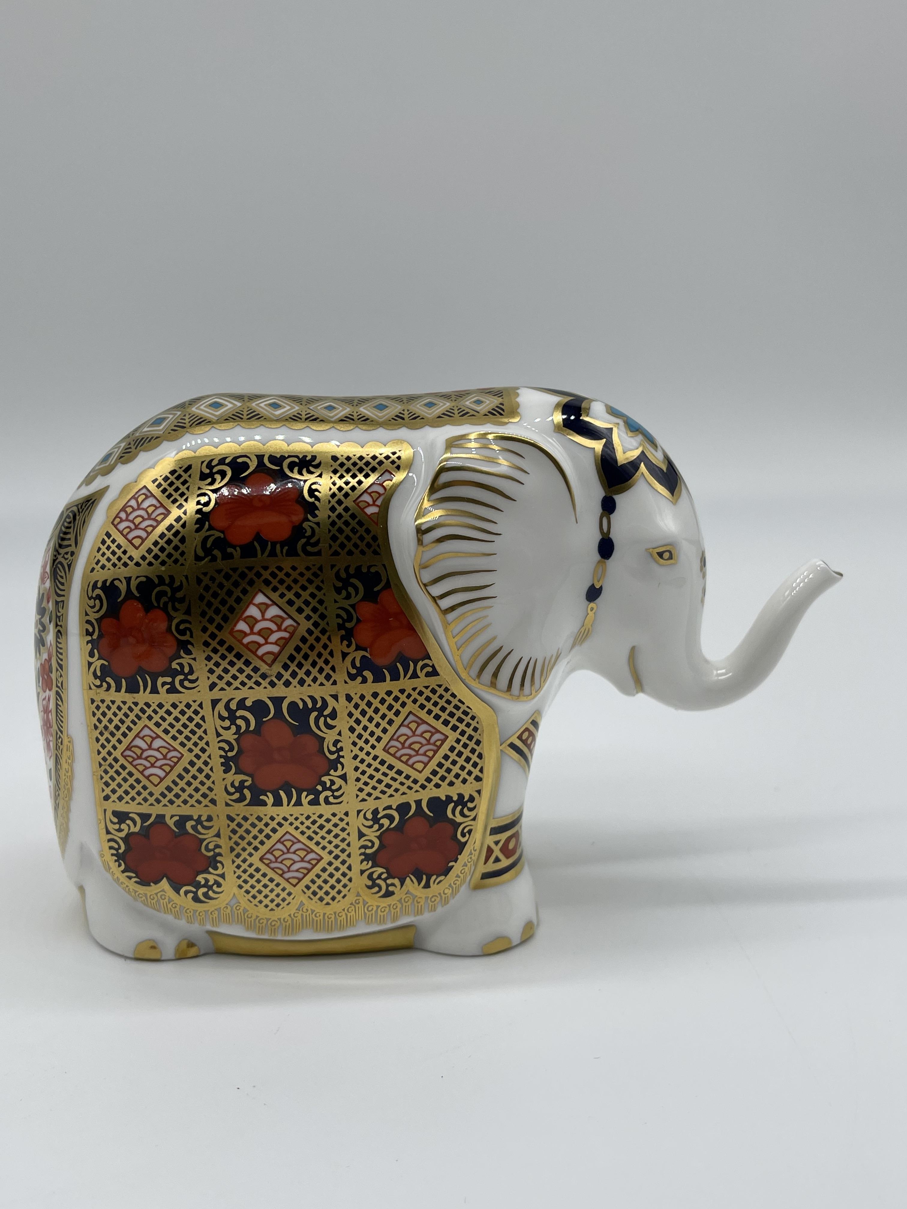 Royal Crown Derby - Imari Elephant. Good conditio - Image 3 of 7
