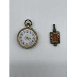 14ct Gold Cased Pocket Watch and other (key)