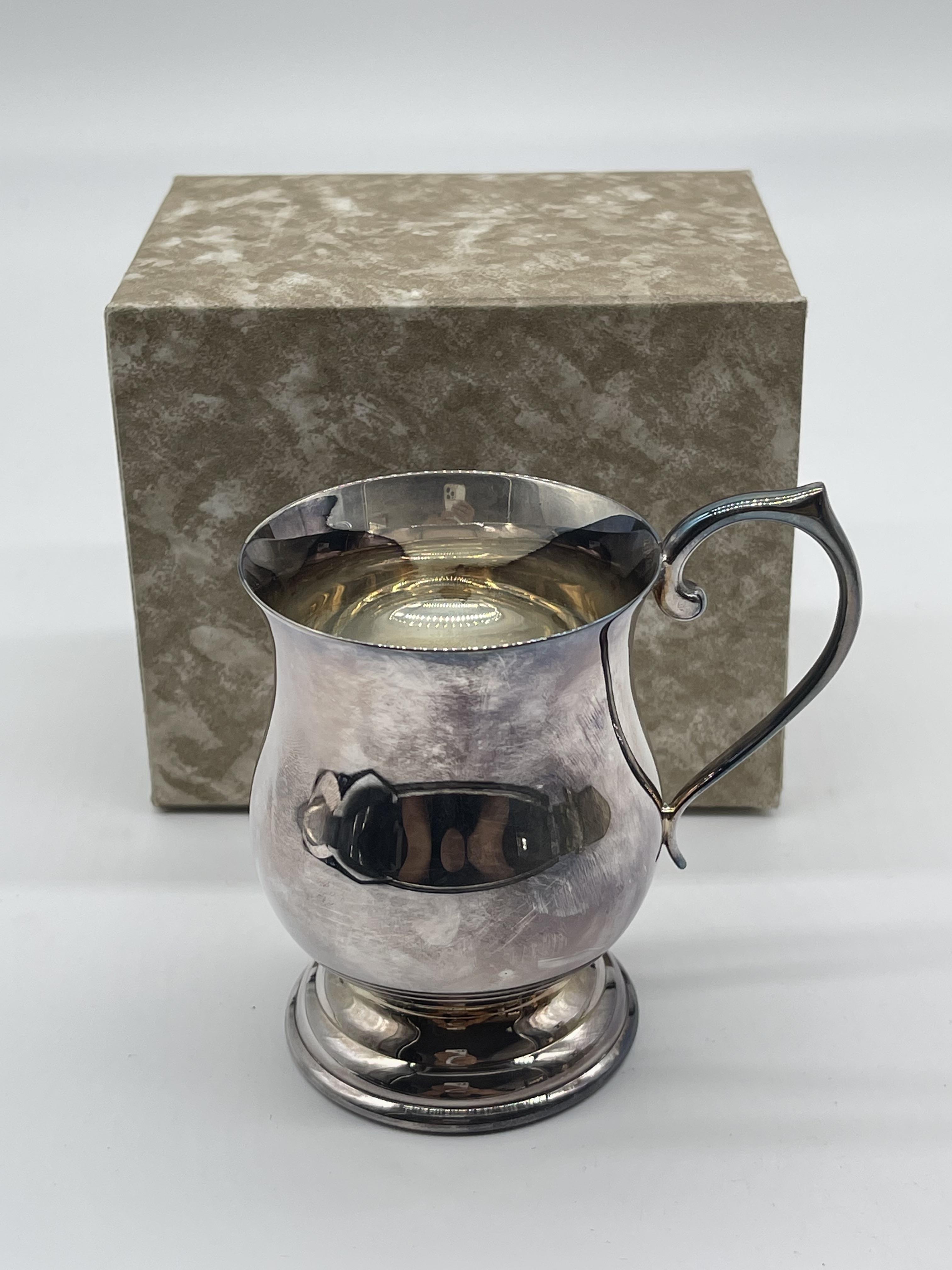 HM Silver Spirit Measure and Three HM Silver Jugs. - Image 10 of 18