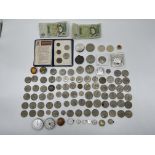 Collection of Coins to include Rare Roman? Coin, W