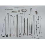 Collection of HM Silver Jewellery to include Neckl