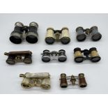 Collection of Eight Vintage Opera Glasses.