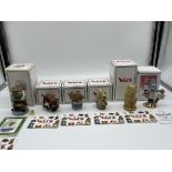 Collection of Six Boxed Wade Figurines. Good cond