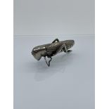 Silver Figure of Locust, unhallmarked.