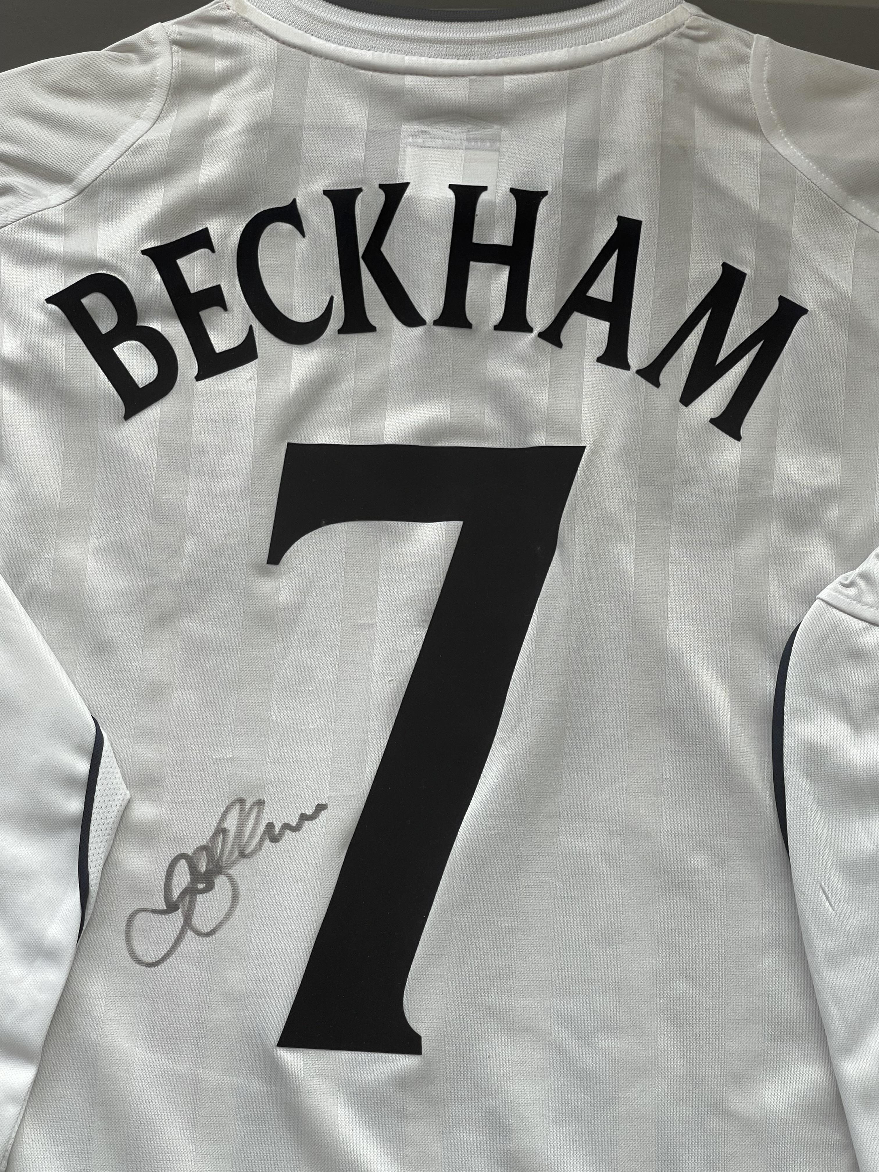 David Beckham - Framed Signed England Shirt with C - Image 3 of 13