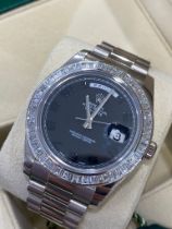 Rolex Day-date White Gold Men's Watch, 2011. With